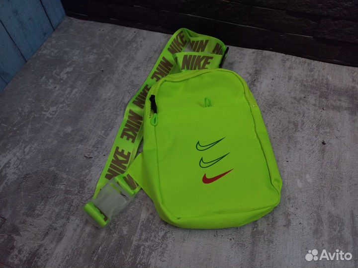 Сумка через плечо nike оранжевая