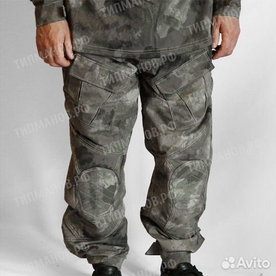 Костюм тактический камуфляж мох, рубашка и брюки