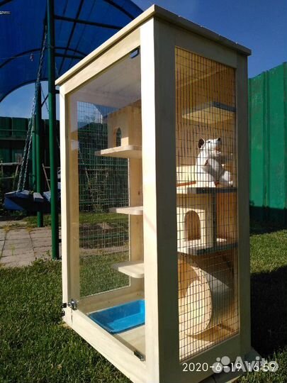 Витрина - клетка для шиншиллы