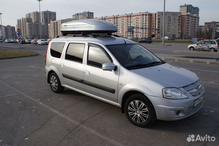 Автобокс Лада Ларгус Кросс серый от 390л