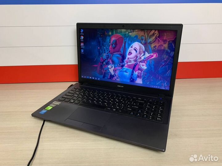 Игровой ноутбук Dexp Intel/SSD/2видеокарты
