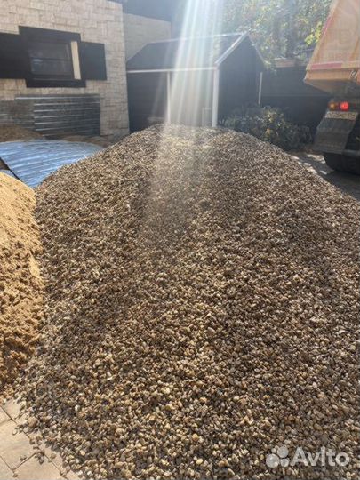 Песок щебень