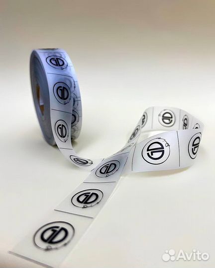 Лента с логотипом, печать на сатиновых лентах