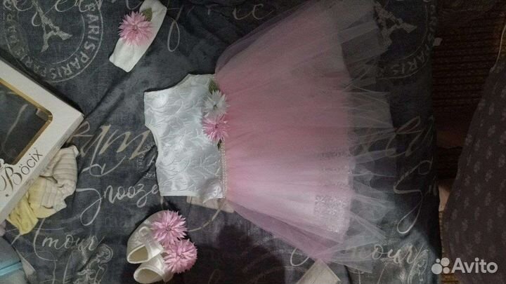 Платье для девочки 62-68