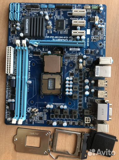 Материнская плата gigabyte socket 1155 GA-H61M-D2