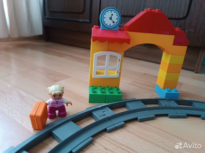 Lego duplo поезд 10507 и набор рельсов