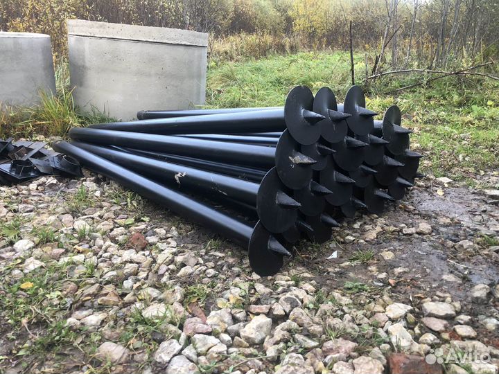 Винтовые сваи 108/2500 под ключ