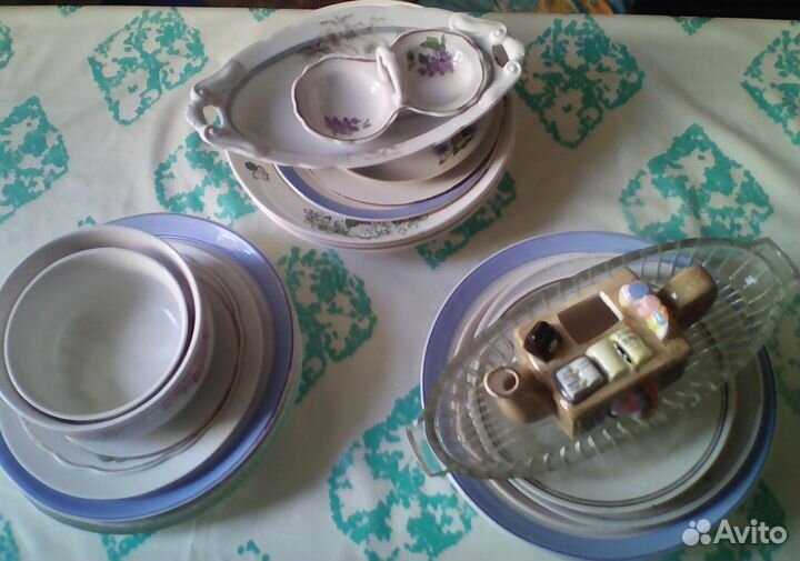 Посуда для сада и дачи 3 комплекта по 10 предметов