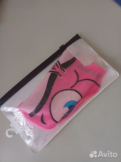 Шапочка для бассейна детская+ шлепки