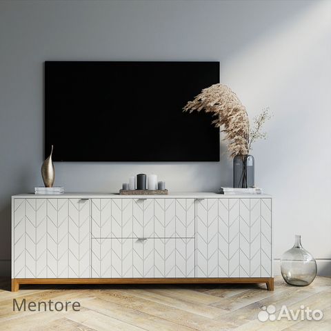 Тумба тв Giorgia с ящиками и дверцами / 184х45х67