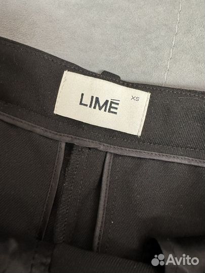 Брюки классические lime