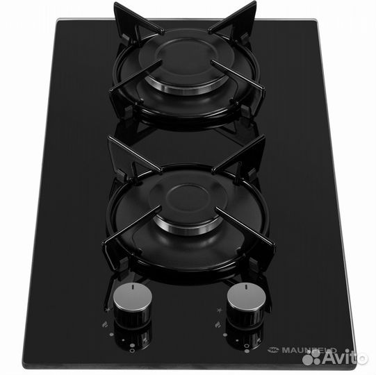 Поверхность газовая Maunfeld, 2 конфорки, стекло