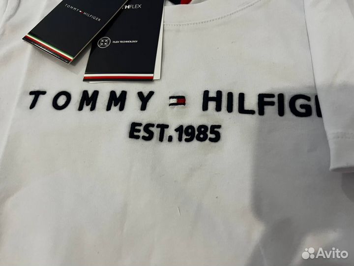 Футболка женская tommy hilfiger белая