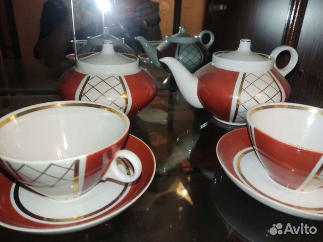 Чайный сервиз Дулëво 1968 год Фарфор