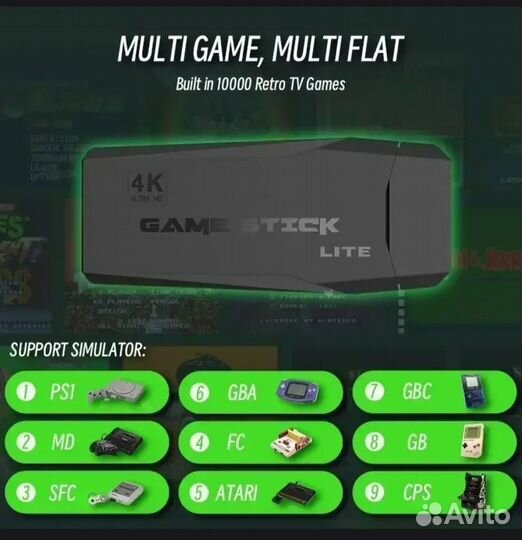 Игрoвая пpиcтавка 4К Gаmе Stiсk Litе