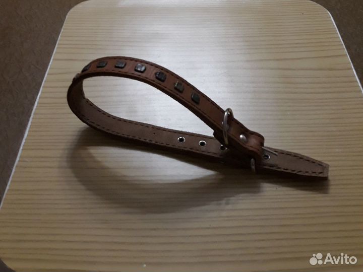 Ошейник натуральная кожа