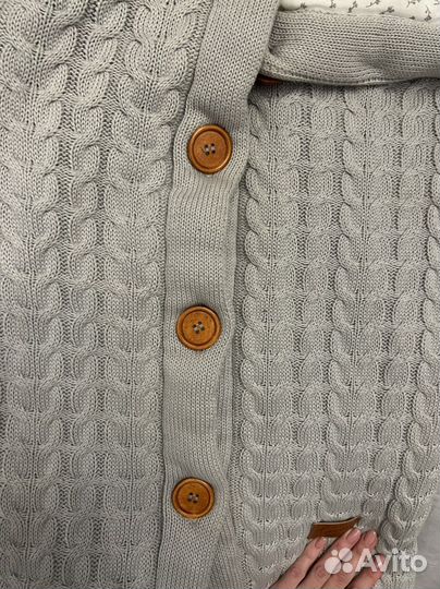 Конверт зимний серый Loom Knits