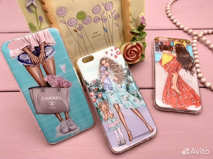 Чехол на iPhone 5, 6, 7, 8 с принтом