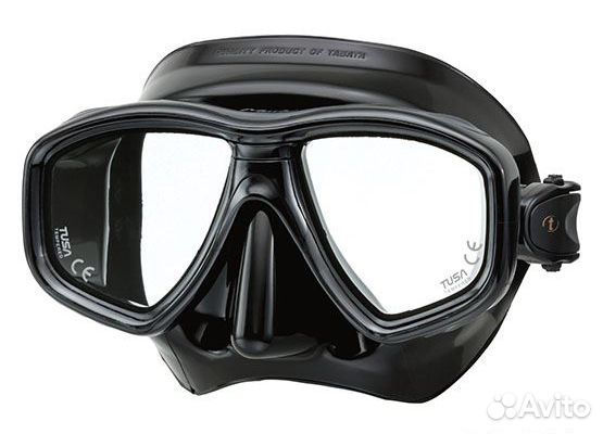 Маска для снорклинга с двумя линзами Ceos Black