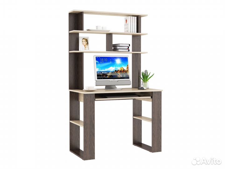 Компьютерный стол с надстройкой
