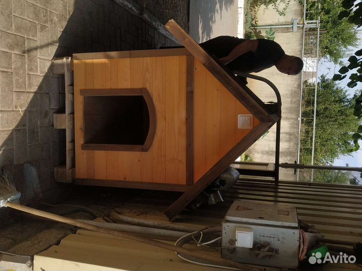 Будка для собаки утеплённая с подогревом