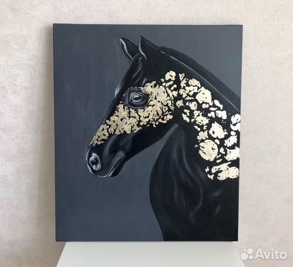 Картина маслом «Лошадь»