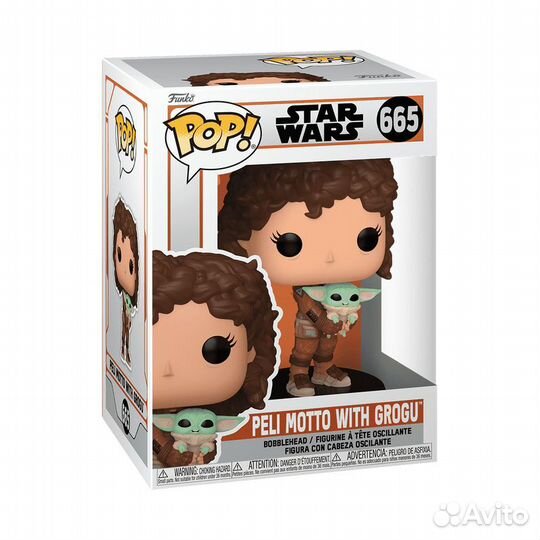 Funko Pop Star Wars Peli Motto with Grogu #665