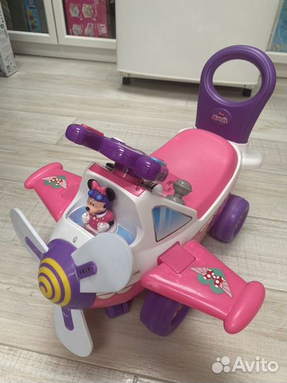 Каталка пушкар самолет с пропеллером Дисней