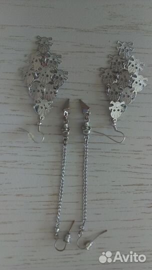 Колье, сережки