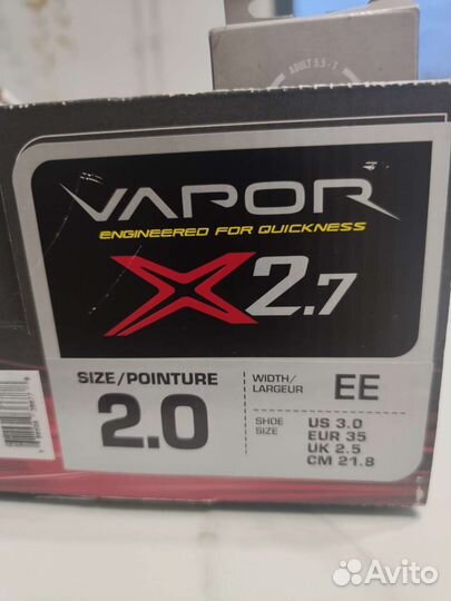 Хоккейные коньки bauer vapor X2.7