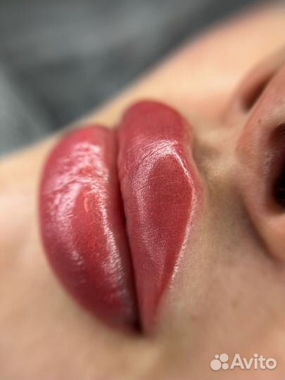 Модель на Перманентный макияж губ москва