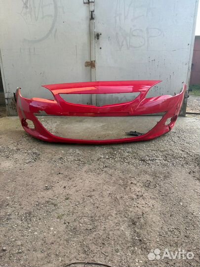Передний бампер opel astra j gtc