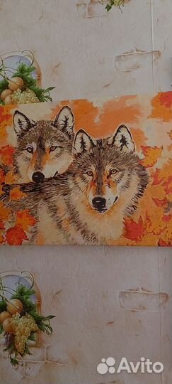 Картины по номерам раскрашенная