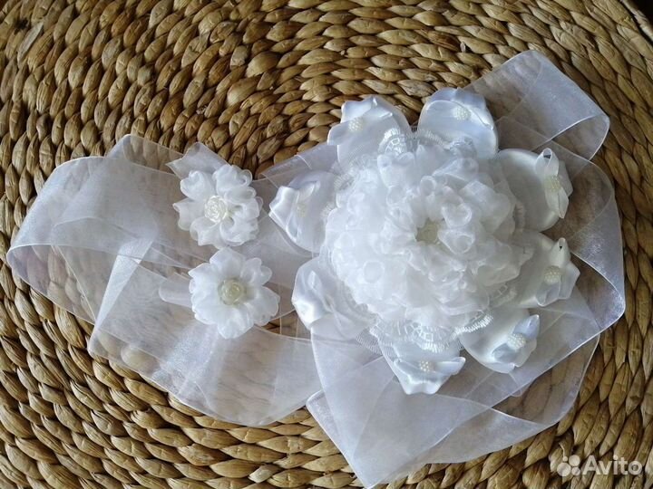 Бант для конверта на выписку