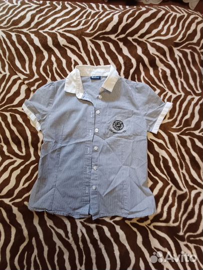 Блузка школьная для девочки 134