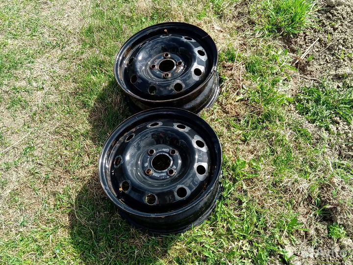 Диски штампованные r14 на Рено Логан