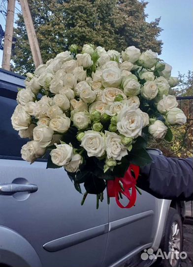 Цветы раменское букет пионовидных роз