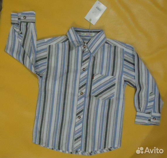 Рубашка на мальчика рост 116 см. новая