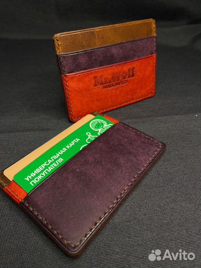 Картхолдер тинькофф кожа