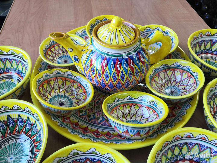 Набор риштанской керамики