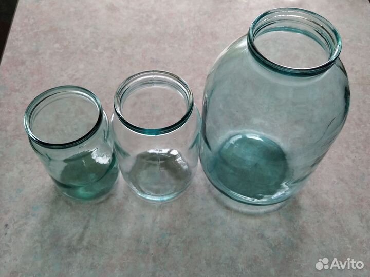 Банки стеклянные разные