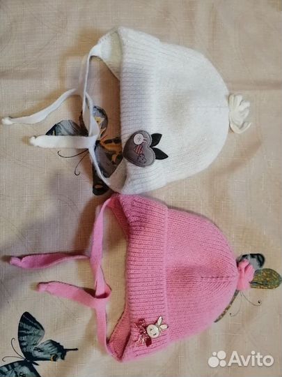 Шапки детские двойня