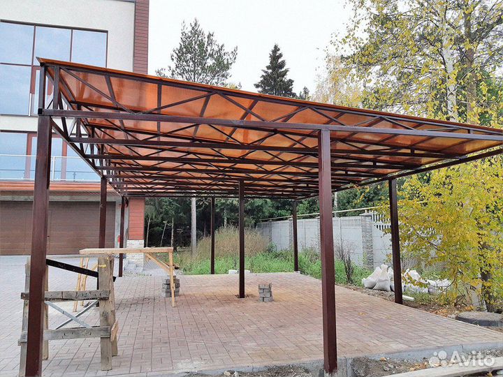 Навес односкатный