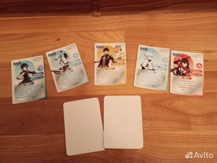 Карточки геншин