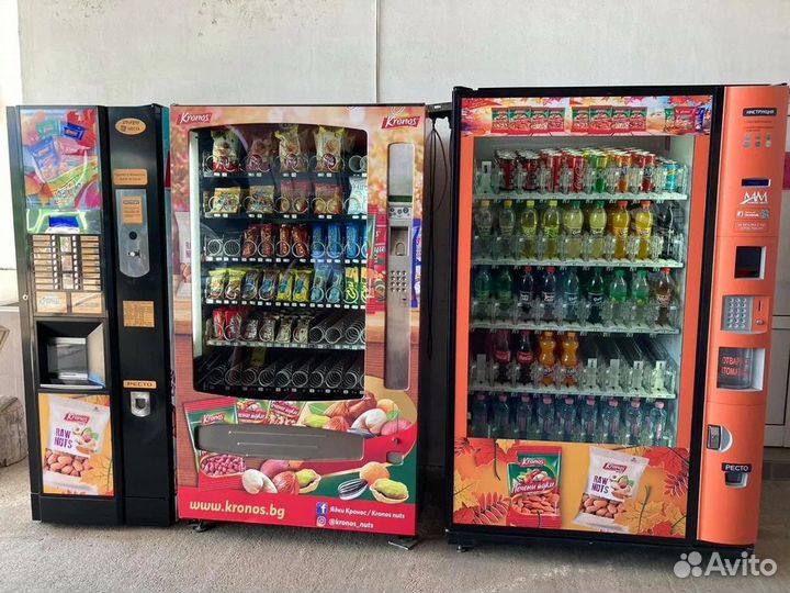Вендинг-автоматы: энергетики и лимонады