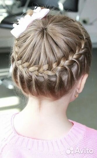 Косички,локоны,причёски
