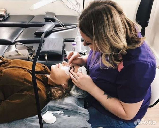 Обучение Наращивание и ламинированию ресниц