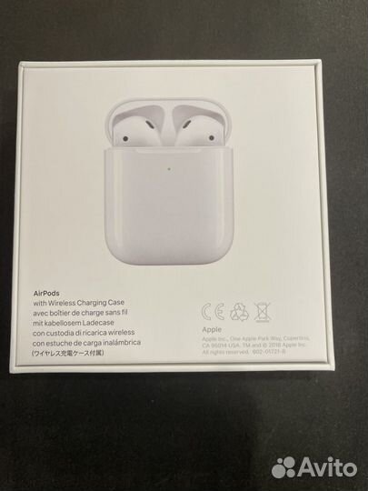 Беспроводные наушники apple airpods 2