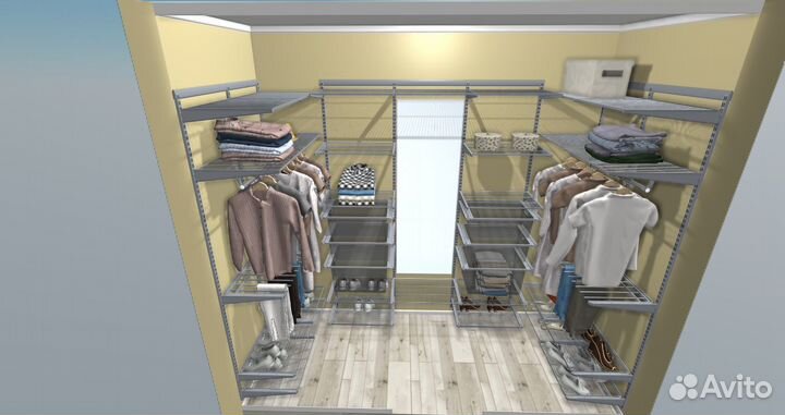 Монтаж гардеробной системы, дверей-купе