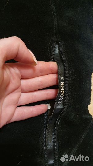 Зимние ботфорты 36 размер